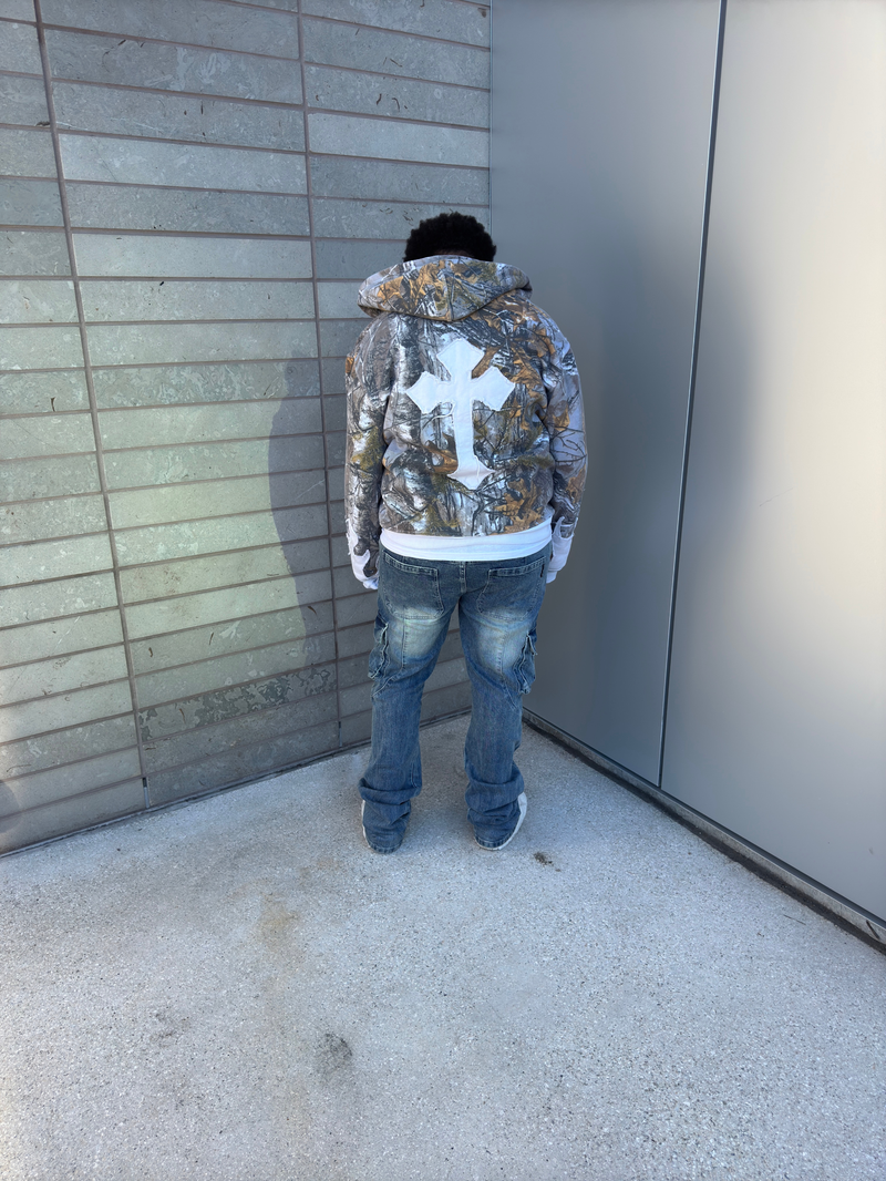 Camo FAF Zip up -  Faith Above Fear