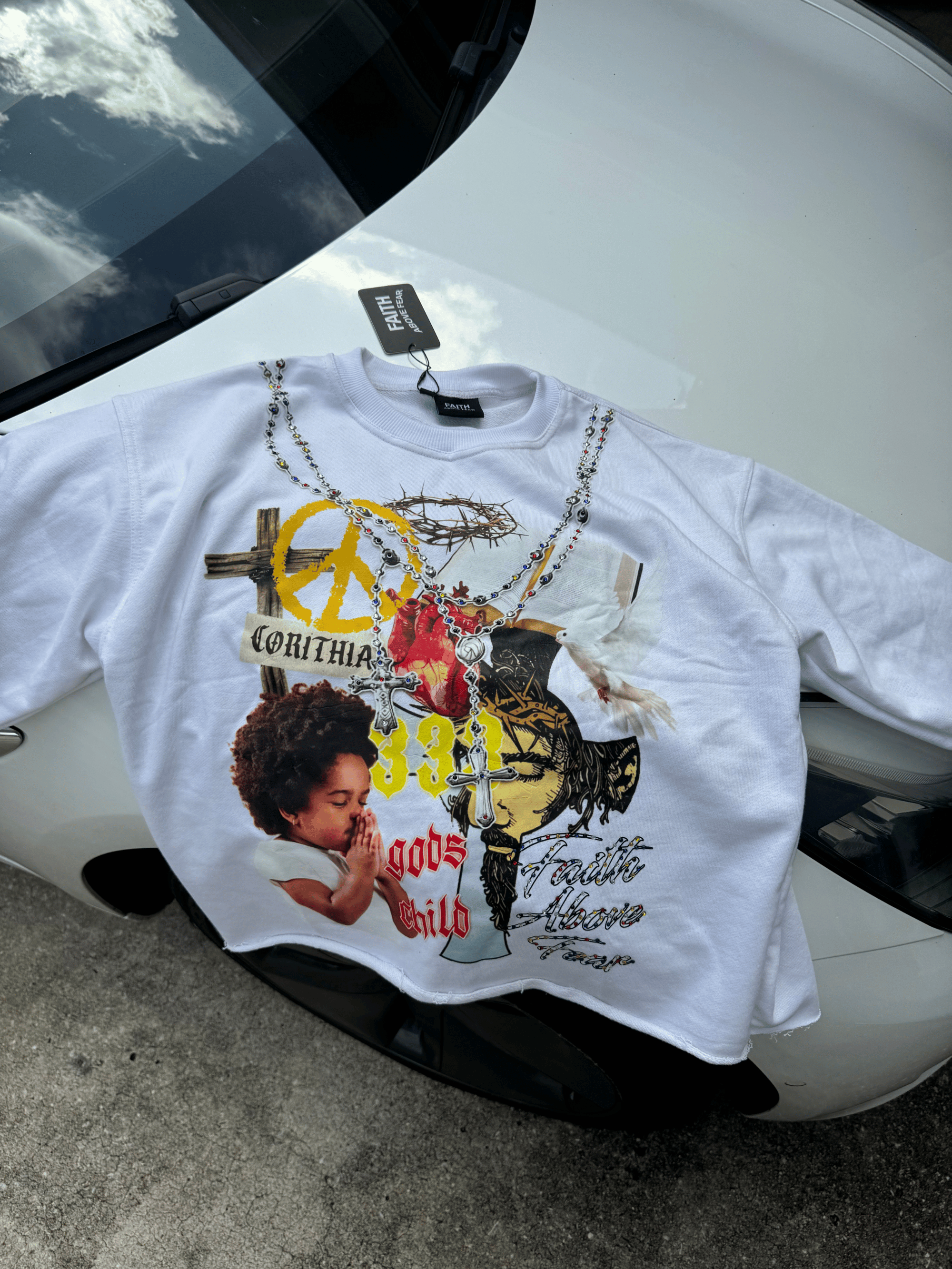 Chained to prayer tshirt